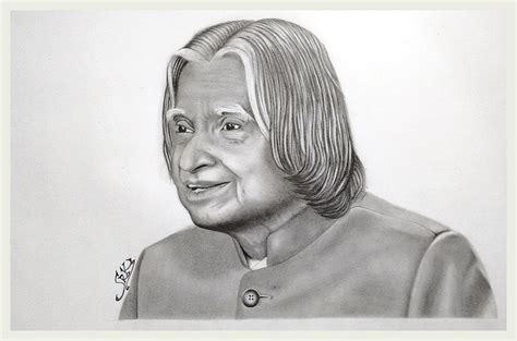 Pencil Apj Abdul Kalam Sketch Ubicaciondepersonascdmxgobmx