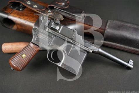 Mauser Post War Bolo C96 Broomhandle 763x25mm Semi Automatic Pistol C