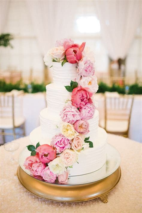 Cascading Floral Cake