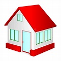 Una casa pintada roja ilustración del vector. Ilustración de retro ...