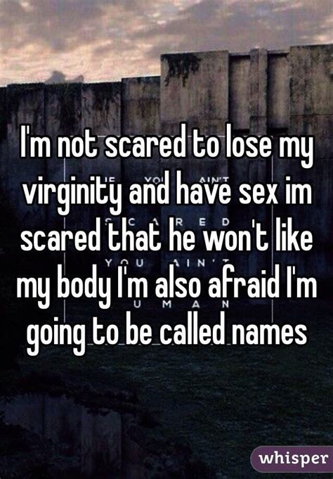 Know Cemsim Im Scared To Lose My Virginity