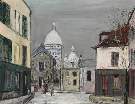 Maurice Utrillo 1883 1955 Place St Pierre Montmartre 606 X 76 Cm