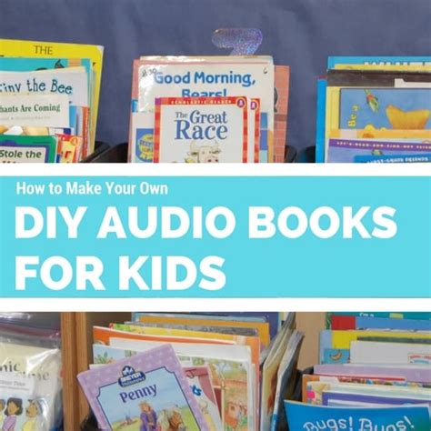 How To Make Diy Audio Books For Kids The Organized Mom