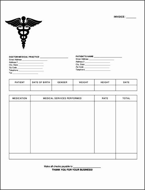 7 Printable Invoice Template Free Sampletemplatess Sampletemplatess