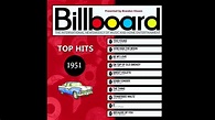 Billboard Top Hits - 1951 - YouTube