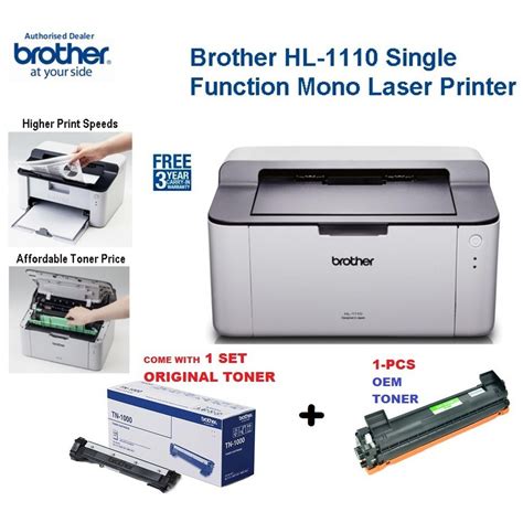 Best printers for home office malaysia. BROTHER HL-1110 LASER PRINTER | Shopee Malaysia