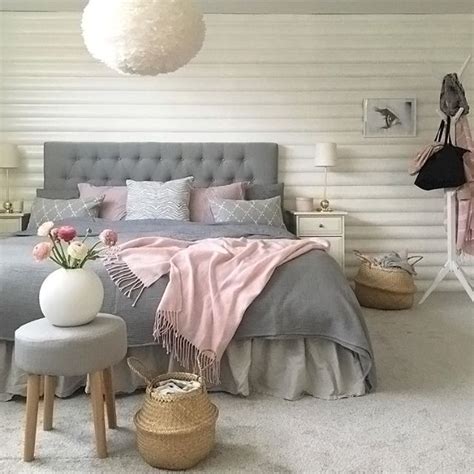 A Gorgeous Grey White And Pink Bedroom By Roominteriorbylisa