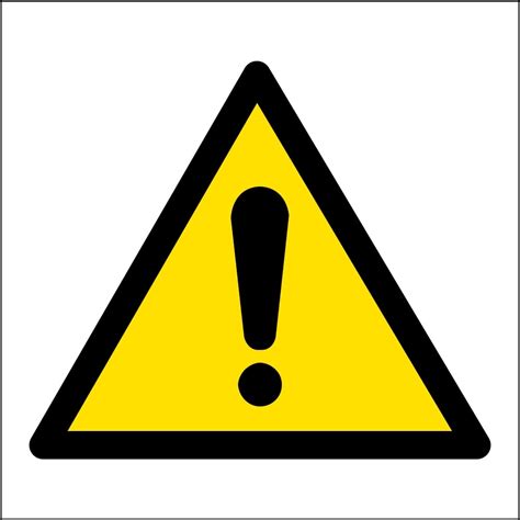 Safety Sign Warning Symbol