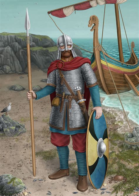 Artstation Danish Viking Warrior On The Shores Of England