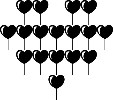 Attractive Heart Balloon Of Multiple Hearts Balloons Svg Png Icon Free Download (#31856 ...