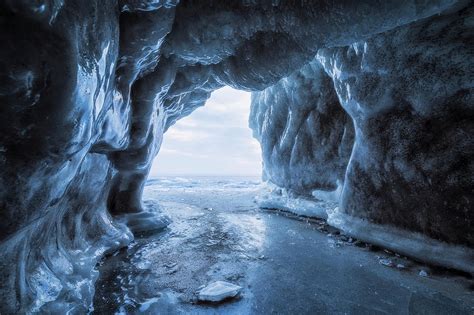 Frozen Cave At Lake Baikal Irkutsk Photograph By Nestor Rodan