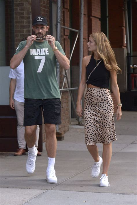 Well, he is actually a professional basketball player! KATE BOCK and Kevin Love Out in New York 09/22/2019 - HawtCelebs