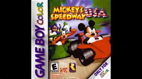 Mickeys Speedway Usa Nintendo Game Boy Color 2001 Youtube