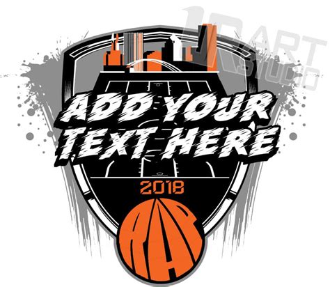 Basketball T Shirt Logo Design With Adjustable Text Urartstudio