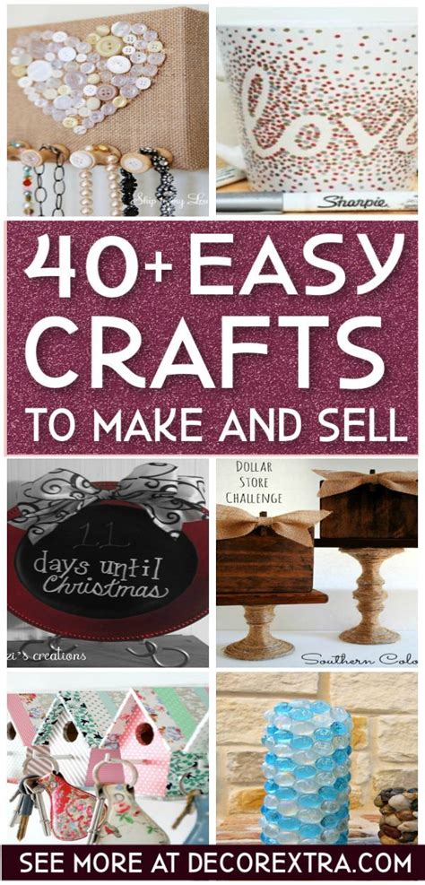 40 Diy Crafts To Make And Sell Money Making Crafts Easy Crafts To