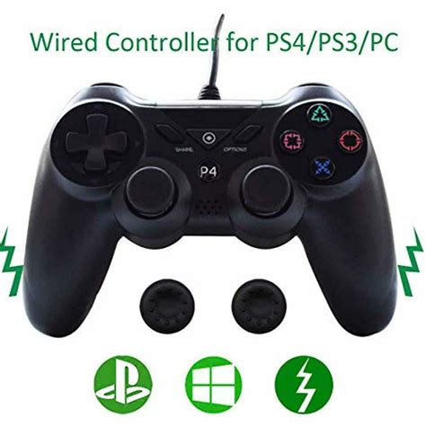 Ps4 Wired Controllerdualshock 2m65ft Usb Wired Joystick Ps4