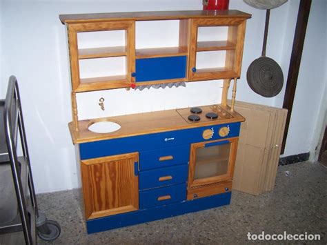 Las cocinas de maderas ofrecen una gran funcionalidad, tienen estilo y a la vez son muy elegantes. cocina de madera infantil - Comprar en todocoleccion ...
