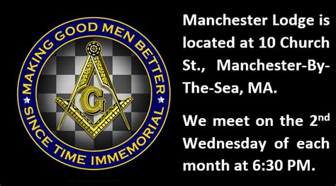 10th Masonic District Calendar Manchester Lodge Af And Am