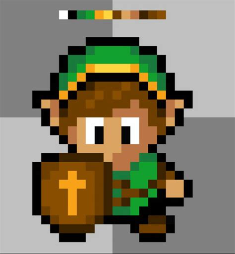 I Tried Remaking The Original Link Sprite From The Legend Of Zelda