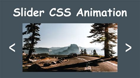 Slider Animation Html Css Youtube