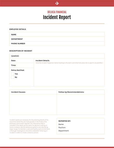 How To Write An Effective Incident Report Examples With Incident