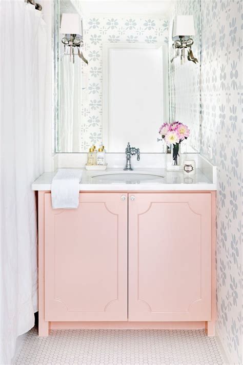 Pink Bathroom Cabinets Feminine Bathroom Girl Bathrooms Girls Bathroom