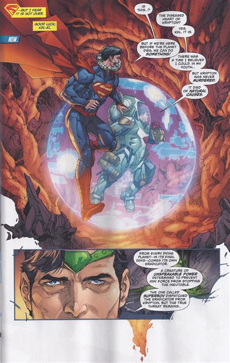 Superman 25 Krypton Returns Part 4 Spoilers Superman And Supergirl Go