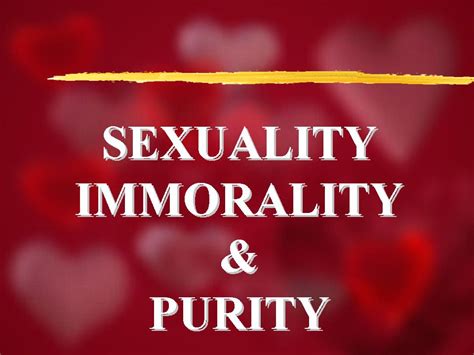 Sexuality Immorality And Purity Hebrews 134