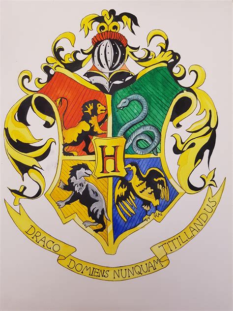 Finally Finished My Hogwarts Crest Harrypotter