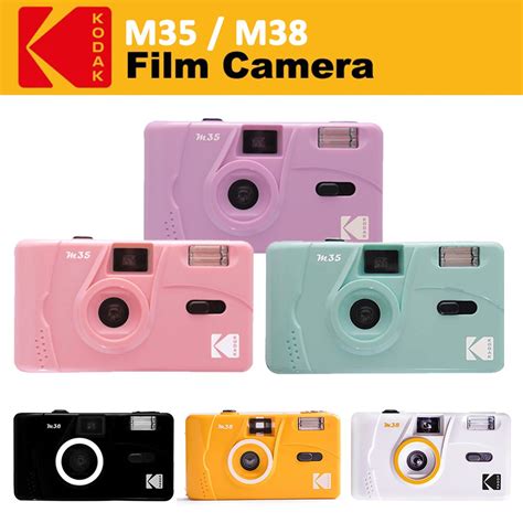 Kodak Film Camera M35 M38 Vintage Reusable 35mm Film Camera Shopee