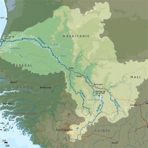 Geographical Situation Of The Senegal River Watershed We Can See The