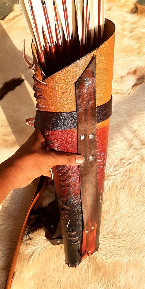 Back Quiver Custom Handmade With Extra Straps For Carrying Etsy