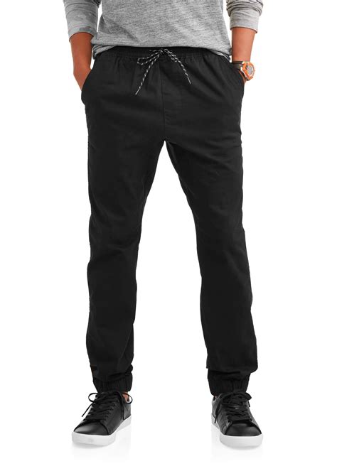 George George Mens Twill Jogger Pants