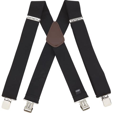 Carhartt Men S Utility Suspenders Black Model Blk Northern Tool