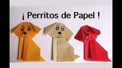 Como Hacer Un Perro De Papel Origami Facil Youtube