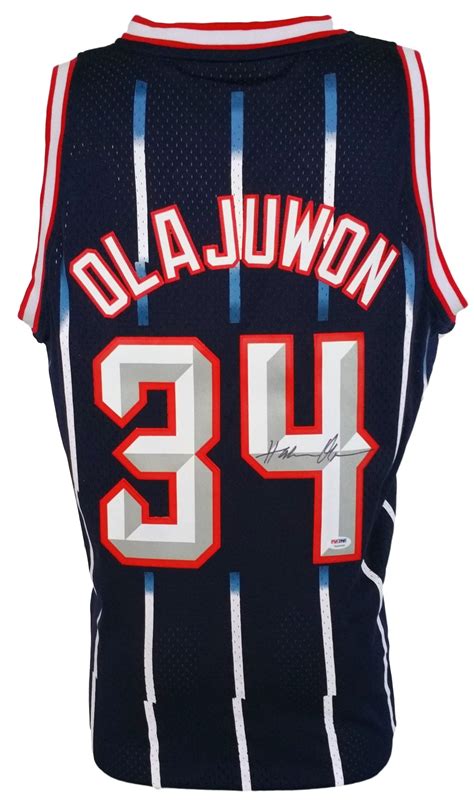 Get your houston rockets jerseys online at fanatics. Hakeem Olajuwon Signed Houston Rockets Adidas Swingman ...
