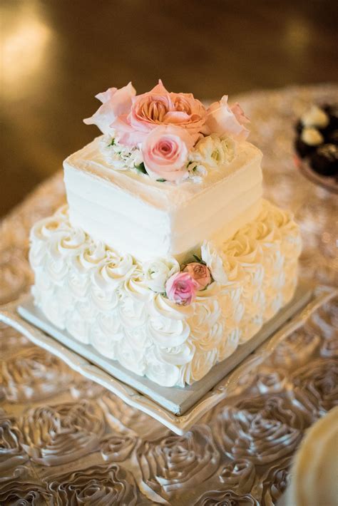 Square Wedding Cakes Ideas