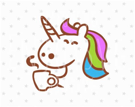 Coffee Svg Unicorn Svg Cute Unicorn Svg Funny Unicorn Svg Etsy Canada