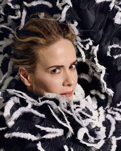 Sarah Paulson Daily On Instagram “sarah Paulson For Harpersbazaarus