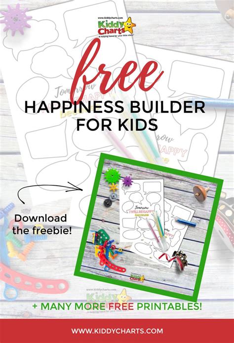 Free Happiness Builder For Kids Free Printable Printable