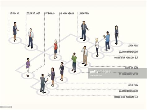 Org Chart Slide Template High Res Vector Graphic Getty Images