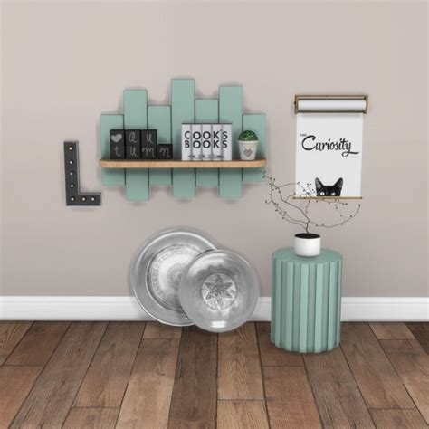 Shelf And Side Table At Leo Sims Sims 4 Updates