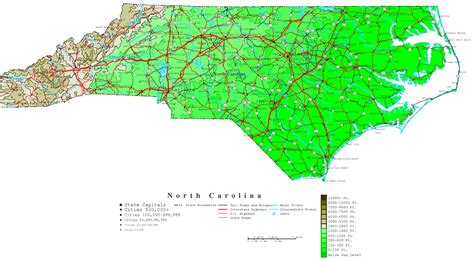 What Do Contour Lines Represent On A Topographic Map Carolina Map