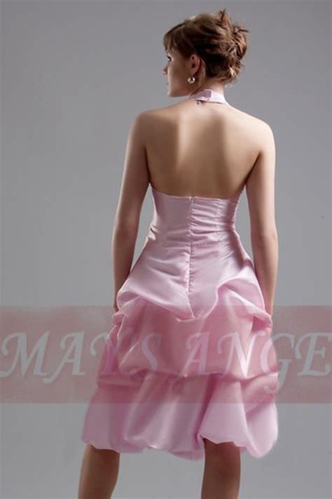 Pink Short Homecoming Dress In Taffeta