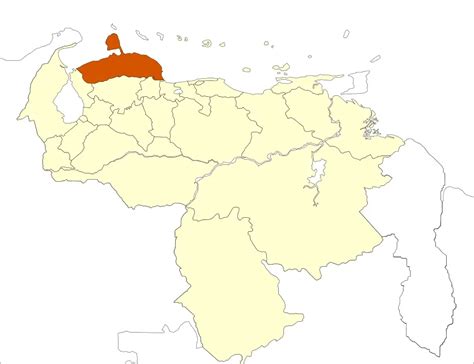 Venezuela Falcon State Location •