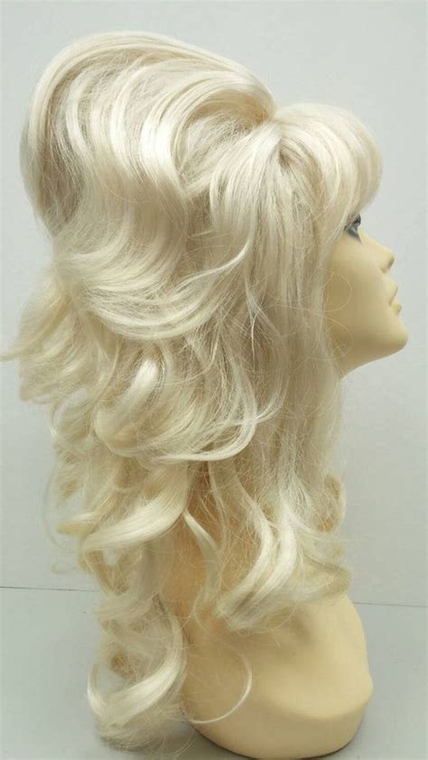 Light Blonde Beehive Costume Wig 22 143 Wvbeehive 613 Etsy Light