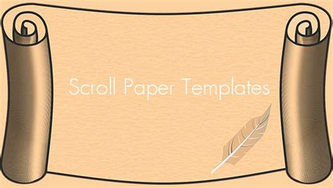 12 Scroll Paper Templates And Psd Designs