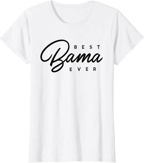 womens best bama ever t t shirt clothing shoes and jewelry