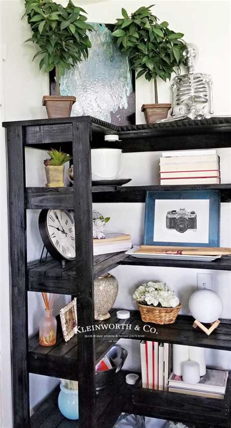 Regardless of the amount of books that you. Corner Bookshelf DIY - Kleinworth & Co