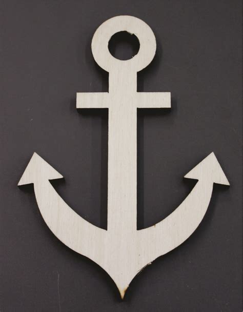 Anchor wood cutout. Ready for your crafting project. caragondesigns.com ...